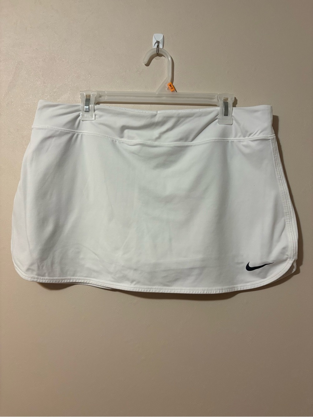 Nike White Tennis Golf Skirt with Black Swoosh XL womens